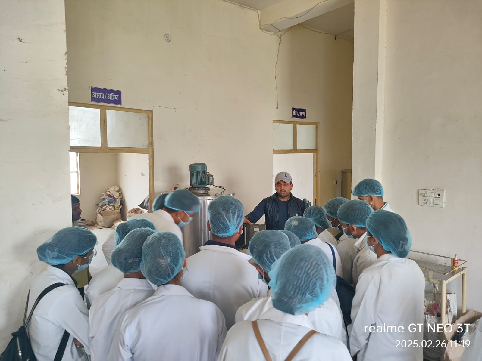 Students working in group