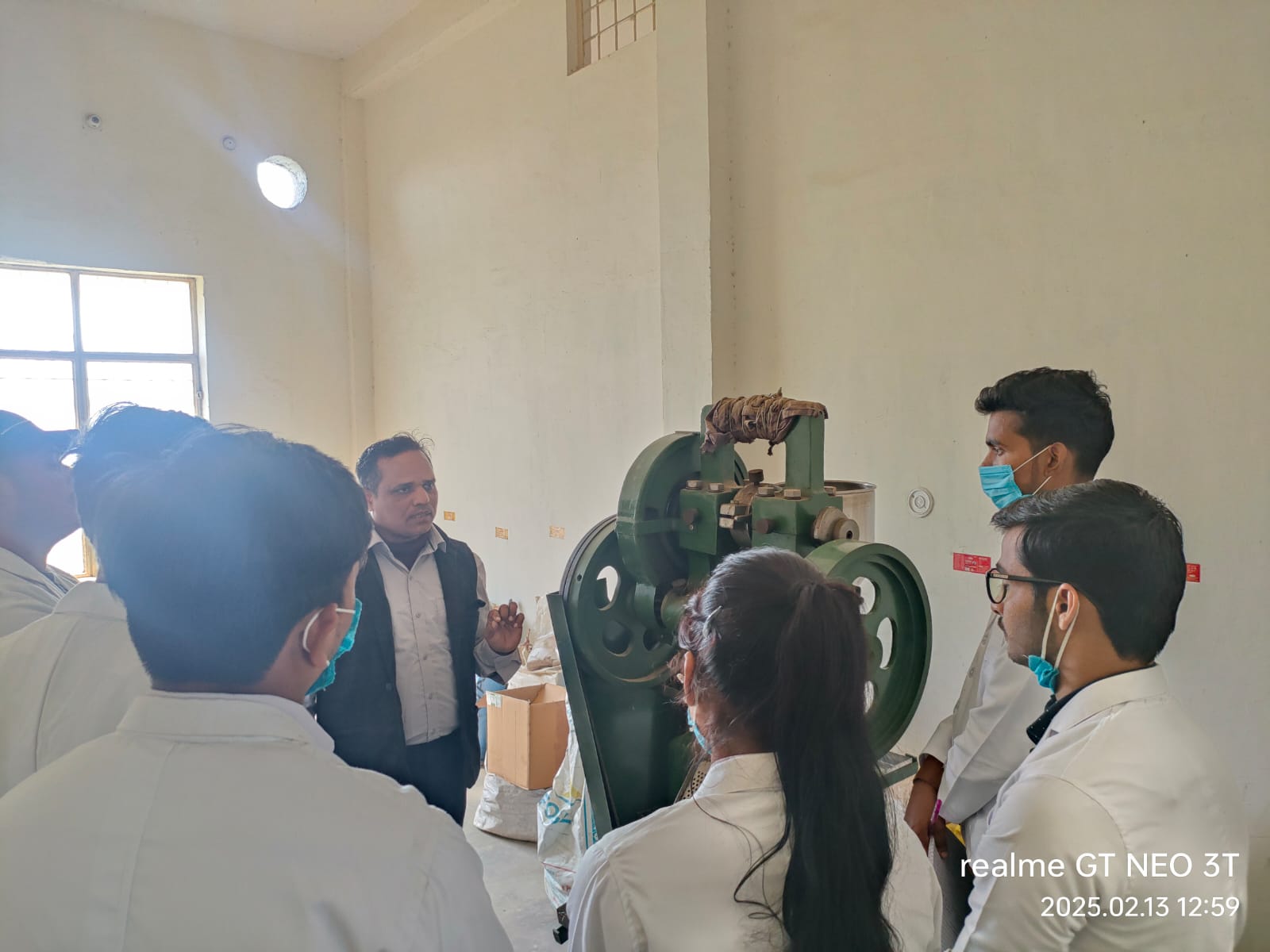 Equipment demonstration